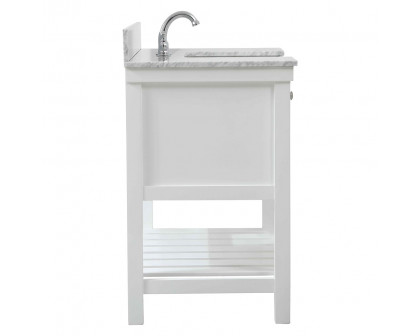 Elegant Bathroom Vanity - White (VF60142WH-BS)