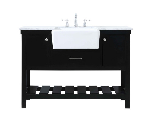 Elegant Bathroom Vanity - Black (VF60148BK)