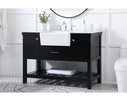 Elegant Bathroom Vanity - Black (VF60148BK)