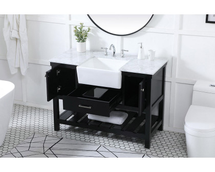 Elegant Bathroom Vanity - Black (VF60148BK)