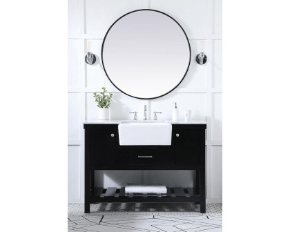 Elegant Bathroom Vanity - Black (VF60148BK)