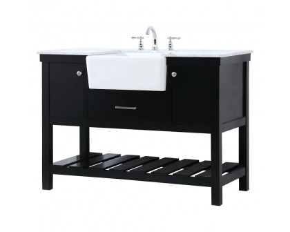 Elegant Bathroom Vanity - Black (VF60148BK)