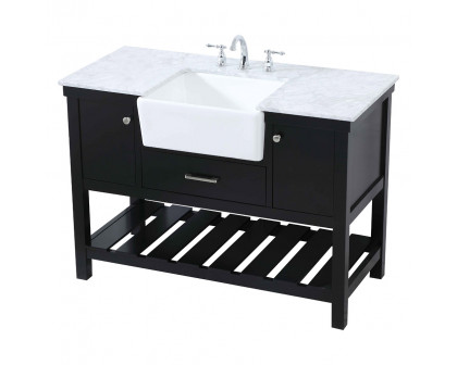 Elegant Bathroom Vanity - Black (VF60148BK)