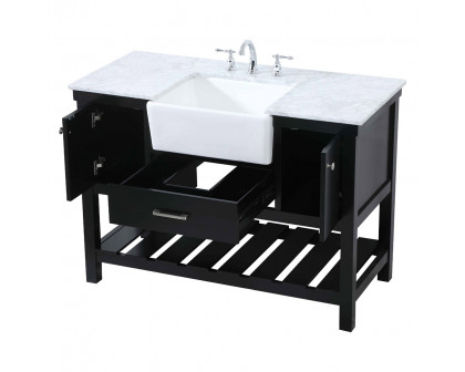 Elegant Bathroom Vanity - Black (VF60148BK)