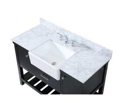 Elegant Bathroom Vanity - Black (VF60148BK-BS)