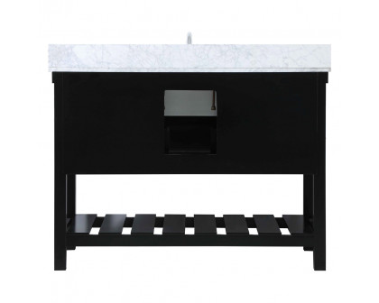 Elegant Bathroom Vanity - Black (VF60148BK-BS)