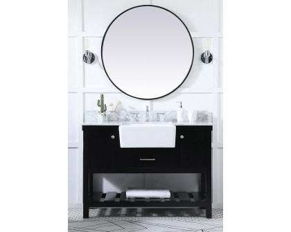 Elegant Bathroom Vanity - Black (VF60148BK-BS)