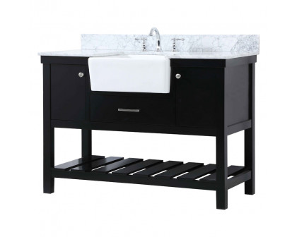 Elegant Bathroom Vanity - Black (VF60148BK-BS)