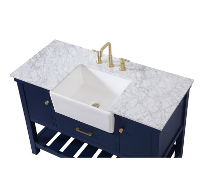 Elegant Bathroom Vanity - Blue (VF60148BL)