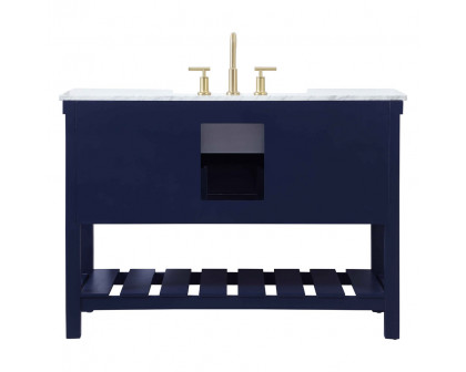 Elegant Bathroom Vanity - Blue (VF60148BL)