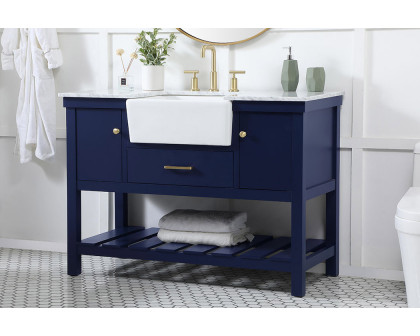 Elegant Bathroom Vanity - Blue (VF60148BL)