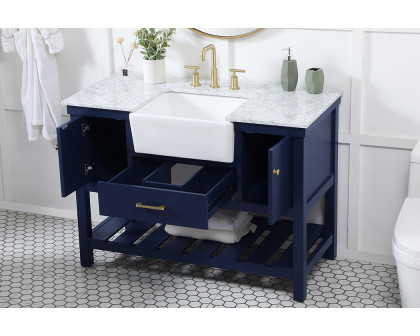 Elegant Bathroom Vanity - Blue (VF60148BL)