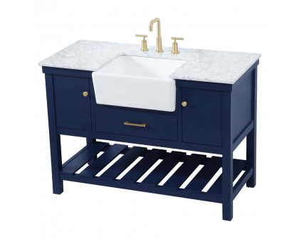 Elegant Bathroom Vanity - Blue (VF60148BL)