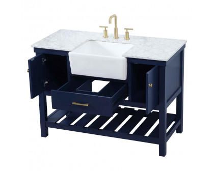 Elegant Bathroom Vanity - Blue (VF60148BL)