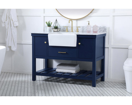 Elegant Bathroom Vanity - Blue (VF60148BL-BS)