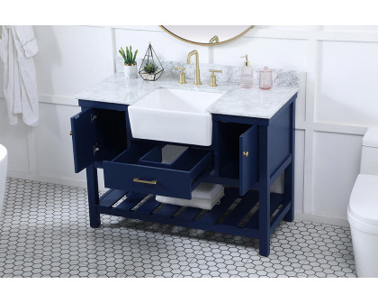 Elegant Bathroom Vanity - Blue (VF60148BL-BS)