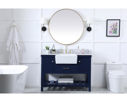 Elegant Bathroom Vanity - Blue (VF60148BL-BS)