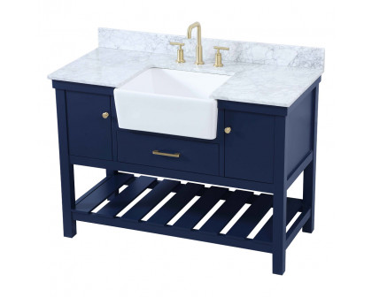 Elegant Bathroom Vanity - Blue (VF60148BL-BS)