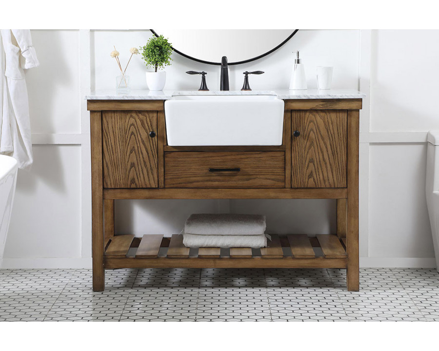 Elegant Bathroom Vanity - Driftwood (VF60148DW)