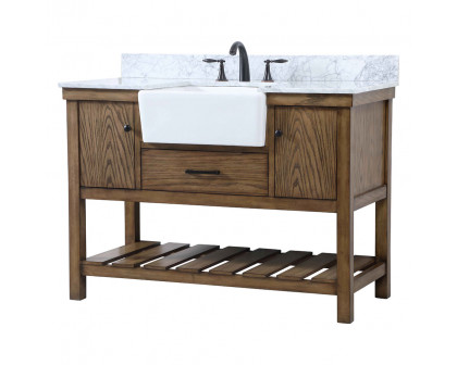 Elegant Bathroom Vanity - Driftwood (VF60148DW-BS)