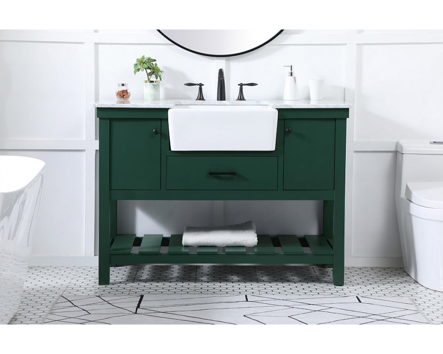 Elegant Bathroom Vanity - Green (VF60148GN)