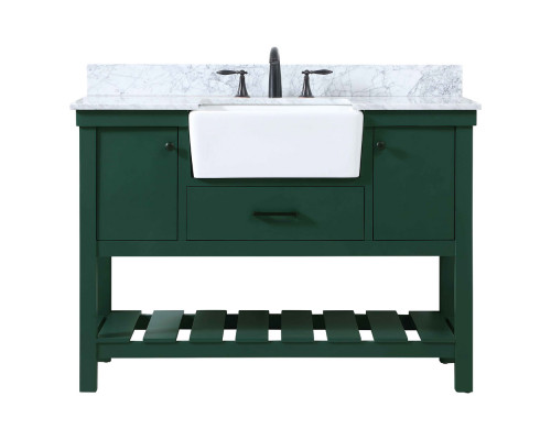 Elegant Bathroom Vanity - Green (VF60148GN-BS)