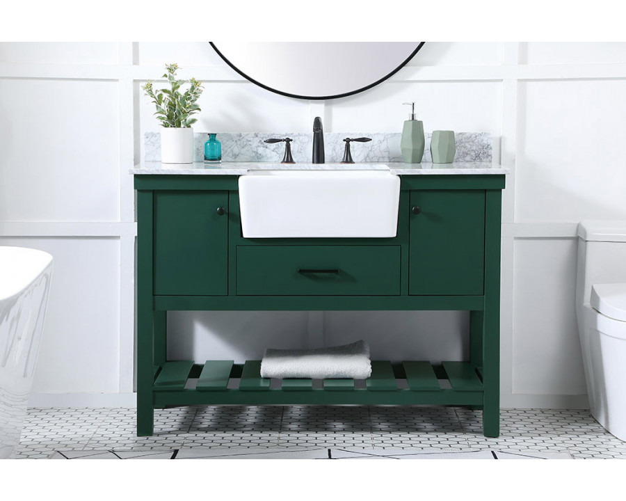 Elegant Bathroom Vanity - Green (VF60148GN-BS)