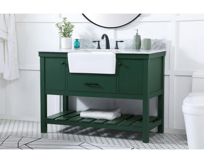 Elegant Bathroom Vanity - Green (VF60148GN-BS)