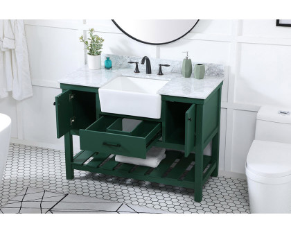 Elegant Bathroom Vanity - Green (VF60148GN-BS)