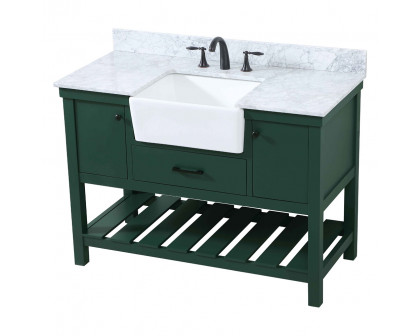 Elegant Bathroom Vanity - Green (VF60148GN-BS)