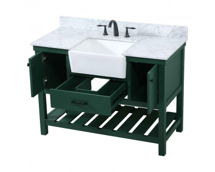 Elegant Bathroom Vanity - Green (VF60148GN-BS)