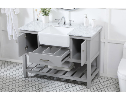 Elegant Bathroom Vanity - Gray (VF60148GR)