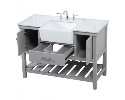 Elegant Bathroom Vanity - Gray (VF60148GR)