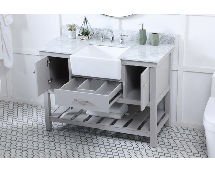 Elegant Bathroom Vanity - Gray (VF60148GR-BS)