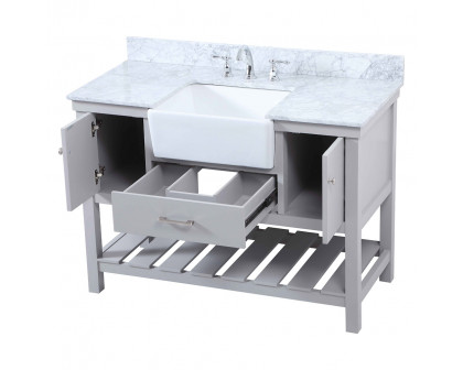 Elegant Bathroom Vanity - Gray (VF60148GR-BS)