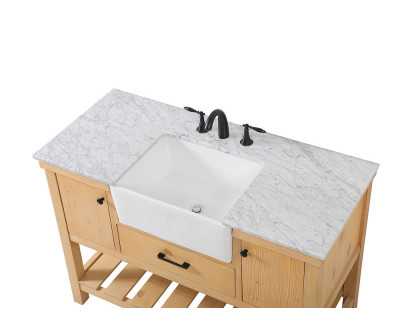 Elegant Bathroom Vanity - Natural Wood (VF60148NW)