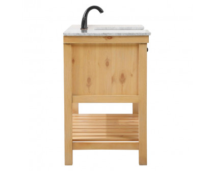 Elegant Bathroom Vanity - Natural Wood (VF60148NW)