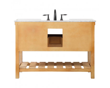 Elegant Bathroom Vanity - Natural Wood (VF60148NW)