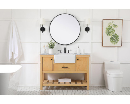 Elegant Bathroom Vanity - Natural Wood (VF60148NW)