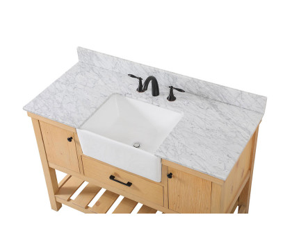 Elegant Bathroom Vanity - Natural Wood (VF60148NW-BS)