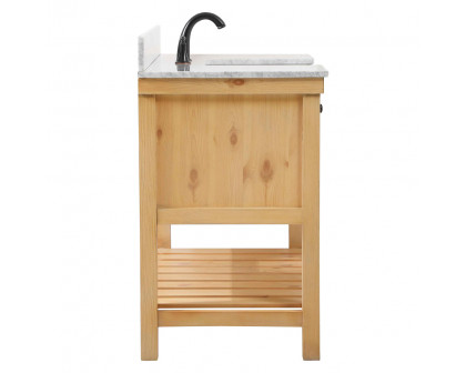 Elegant Bathroom Vanity - Natural Wood (VF60148NW-BS)