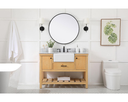 Elegant Bathroom Vanity - Natural Wood (VF60148NW-BS)