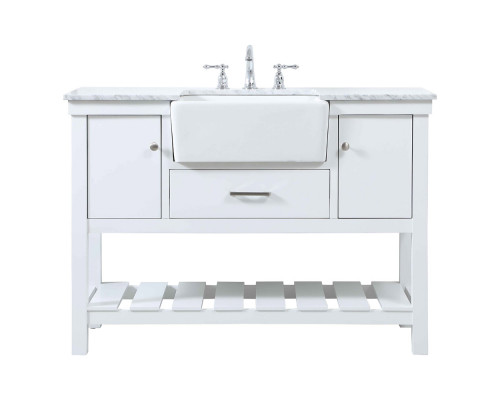 Elegant Bathroom Vanity - White (VF60148WH)