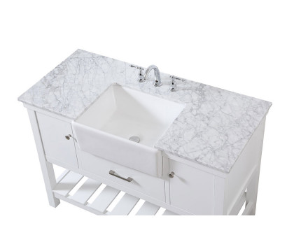 Elegant Bathroom Vanity - White (VF60148WH)