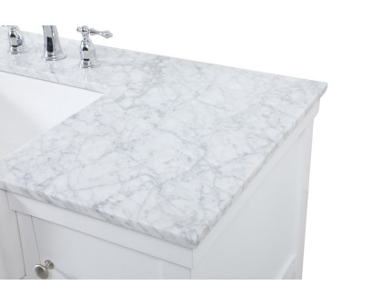 Elegant Bathroom Vanity - White (VF60148WH)