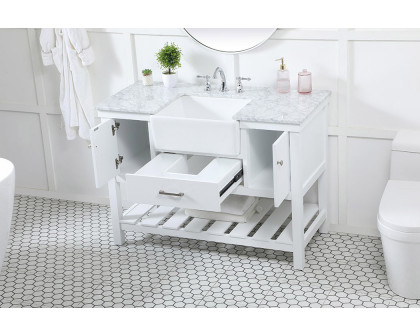 Elegant Bathroom Vanity - White (VF60148WH)