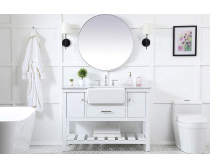 Elegant Bathroom Vanity - White (VF60148WH)