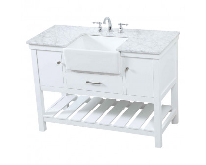 Elegant Bathroom Vanity - White (VF60148WH)