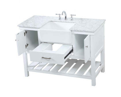 Elegant Bathroom Vanity - White (VF60148WH)