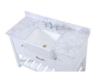 Elegant Bathroom Vanity - White (VF60148WH-BS)